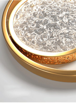 Double Rings Staircase Chandelier: Luxury Lighting Fixture-Staircase Chandeliers