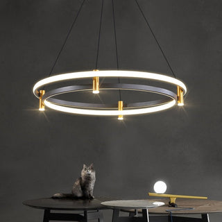 Dual Ring LED Chandelier-Chandeliers