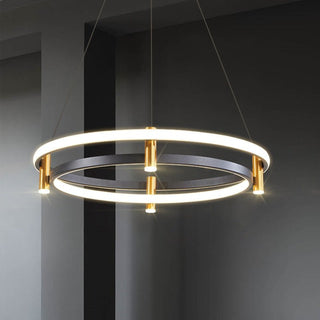 Dual Ring LED Chandelier-Chandeliers