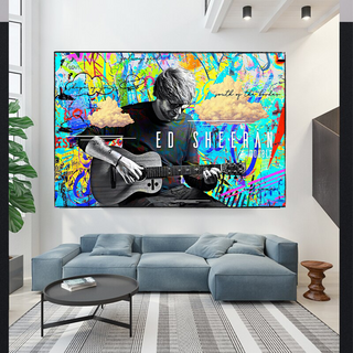 Ed Sheeran Singer Canvas Wall Art for Home Living and Office-Ed Sheeran Wall Art