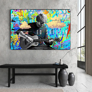 Ed Sheeran Singer Canvas Wall Art for Home Living and Office-Ed Sheeran Wall Art
