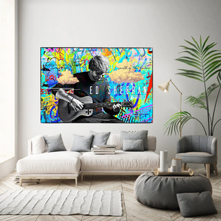 Ed Sheeran Singer Canvas Wall Art for Home Living and Office-Ed Sheeran Wall Art