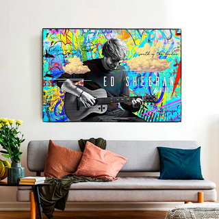 Ed Sheeran Singer Canvas Wall Art for Home Living and Office-Ed Sheeran Wall Art