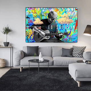 Ed Sheeran Singer Canvas Wall Art for Home Living and Office-Ed Sheeran Wall Art
