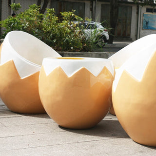 Egg Style Sofa Stool: A Blend of Comfort and Elegance-Chairs & Stools