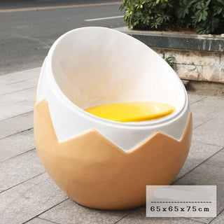 Egg Style Sofa Stool: A Blend of Comfort and Elegance-Chairs & Stools