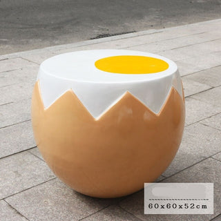 Egg Style Sofa Stool: A Blend of Comfort and Elegance-Chairs & Stools