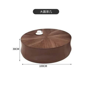 Elegant Sold Wood Corner Coffee Table with Storage-Coffee Table