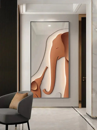 Elephant Wall Lamp - LED Art Decoration for Home Decor-LED Wall Art