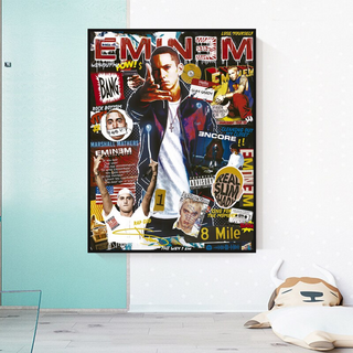 Eminem Singer Canvas Wall Art-Wall Posters
