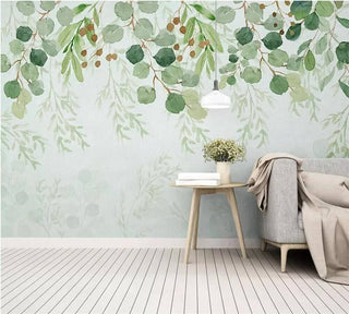 Eucalyptus Wallpaper: Refresh Your Space with Nature-Flower & Leaf Wallpaper