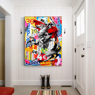 Famous Painting Napoleon Portrait Horse Oil Painting Canvas Prints Pop Wall Art Posters and Prints Picture for Living Room Home-Wall Posters