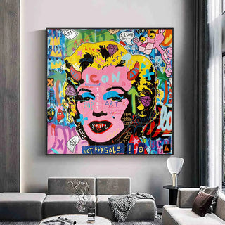 Fashion Icon: Marilyn Pop Art - Showcasing Iconic Style-Marilyn Monroe Art