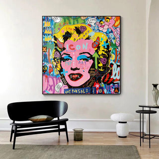 Fashion Icon: Marilyn Pop Art - Showcasing Iconic Style-Marilyn Monroe Art