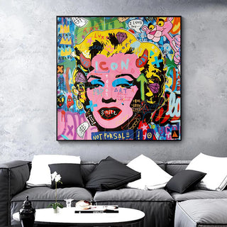 Fashion Icon: Marilyn Pop Art - Showcasing Iconic Style-Marilyn Monroe Art
