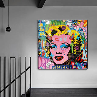 Fashion Icon: Marilyn Pop Art - Showcasing Iconic Style-Marilyn Monroe Art