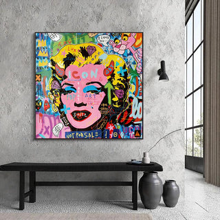 Fashion Icon: Marilyn Pop Art - Showcasing Iconic Style-Marilyn Monroe Art