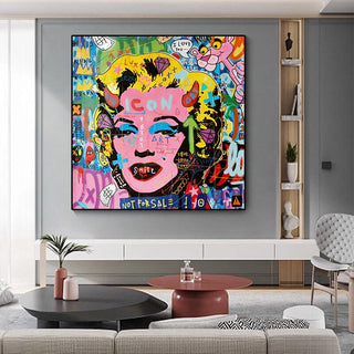 Fashion Icon: Marilyn Pop Art - Showcasing Iconic Style-Marilyn Monroe Art