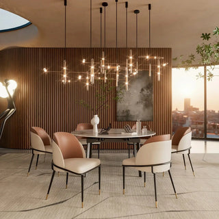 Faux Leather Designer Dining Chair-Dining Chairs