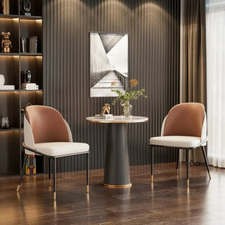 Faux Leather Designer Dining Chair-Dining Chairs