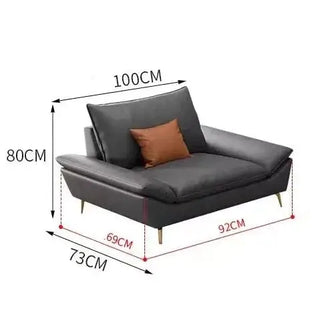 Faux Leather Designer Plaza Sofa Set-Sofa Set