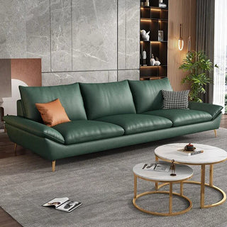 Faux Leather Designer Plaza Sofa Set-Sofa Set