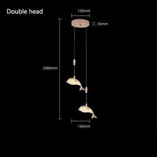 Fish Pendant Chandelier Lighting-Chandeliers