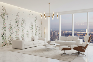 Floral Birds Wallpaper Mural: Stunning Wall Décor