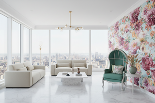 Floral Blossom Haven Wallpaper Mural
