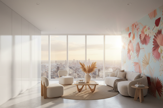Floral Blossom Party Wallpaper Mural