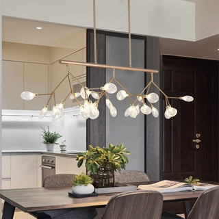 Floral Branches Chandelier: Elegant and Decorative Lighting-Kitchen Island