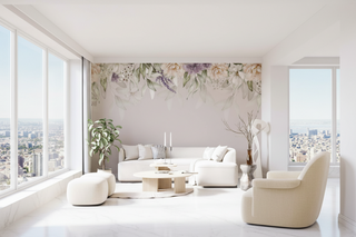 Floral Wallpaper Mural: Transform your space with elegance