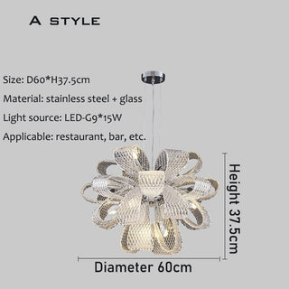 Flower Crystal LED Lighting - Crystal Chandelier-Chandeliers
