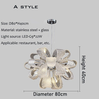 Flower Crystal LED Lighting - Crystal Chandelier-Chandeliers