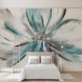 Flower Wallpaper Mural - Enhance Your Space-Flower & Leaf Wallpaper
