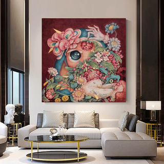 Flowery Canvas Wall Art-Wall Posters