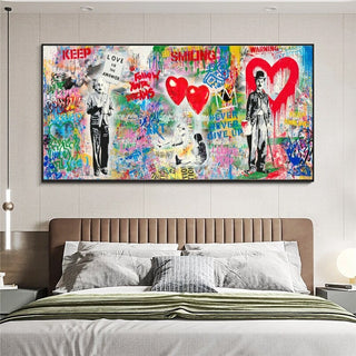 Follow Your Dreams with Banksy Art Canvas-Wall Posters