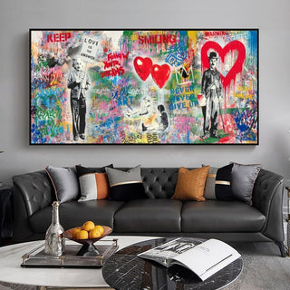 Follow Your Dreams with Banksy Art Canvas-Wall Posters