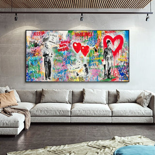 Follow Your Dreams with Banksy Art Canvas-Wall Posters