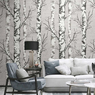 Forest Wallpaper: Stunning Nature Scene Mural-Trees Wallpaper