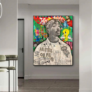Freddie Mecury Singer Hip Hop Canvas Wall Art-Freddie Mecury Wall Art