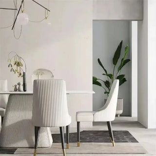 French Cream Gloss Dining Table Set – Sophisticated Elegance-Dining Tables