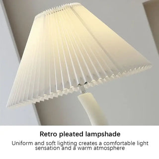 French Swirl Wave Floor Lamp – Artistic Resin &amp; Iron Design, E27 Base-Lamps