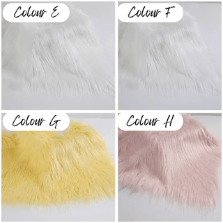 Fur Upholstered Recliner Sofa – Soft Cotton 3-Seater Lazy Lounge Couch-Sofa Set