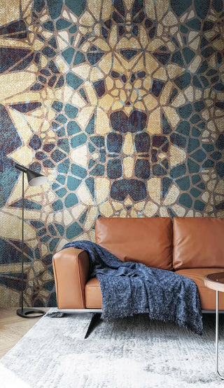 Geometric Art Wallpaper Mural-Geometric Shapes Wallpaper