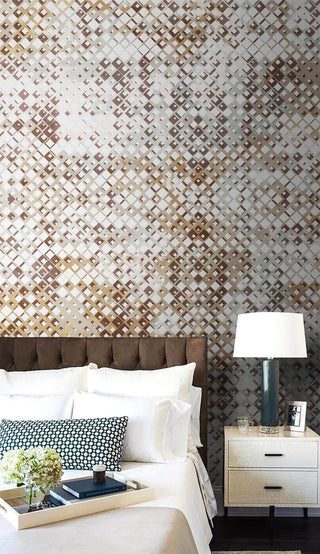 Geometric Baby Squares Wallpaper Mural-Geometric Shapes Wallpaper