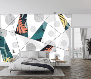 Geometric Circle Wallpaper Murals – Transform Your Space-Geometric Shapes Wallpaper