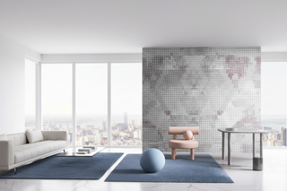 Geometric Dot Texture Wallpaper Mural