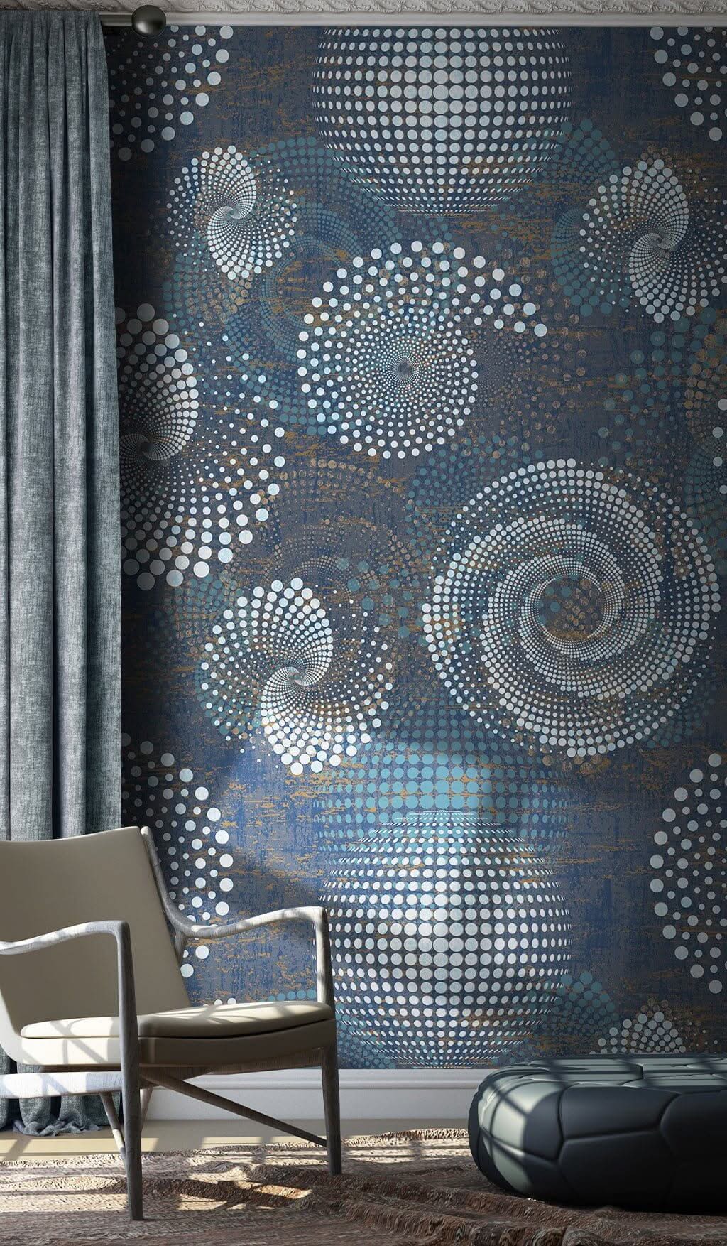 Geometric Insight Wallpaper Mural | Geometric Shapes Wallpaper ...
