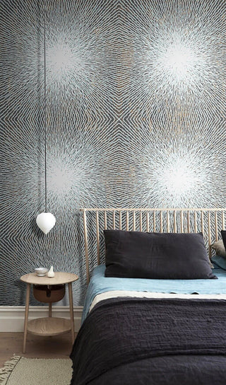 Geometric Lights Glow Wallpaper Mural-Geometric Shapes Wallpaper